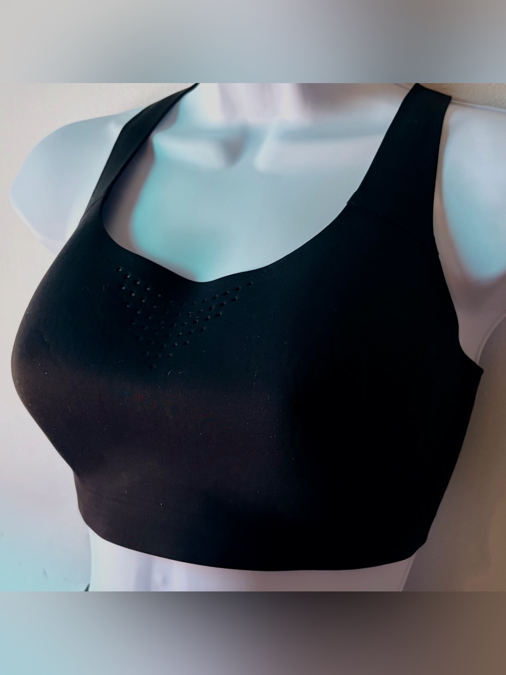Victoria's Secret Black Seamless Scoop Sports Bra